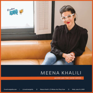 Meena Khalili creates more than collage illustration which she is best known for. She is a driven, multi-faceted creative.