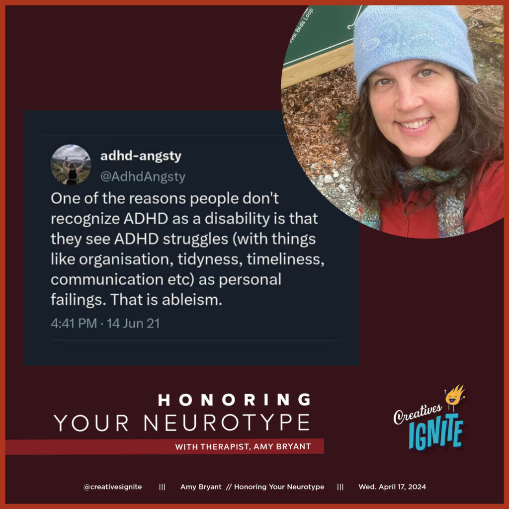 Amy Bryant Honoring Your Neurotype ADHD Neurodiversity