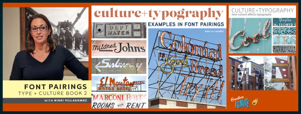 font pairings with nikki villagomez